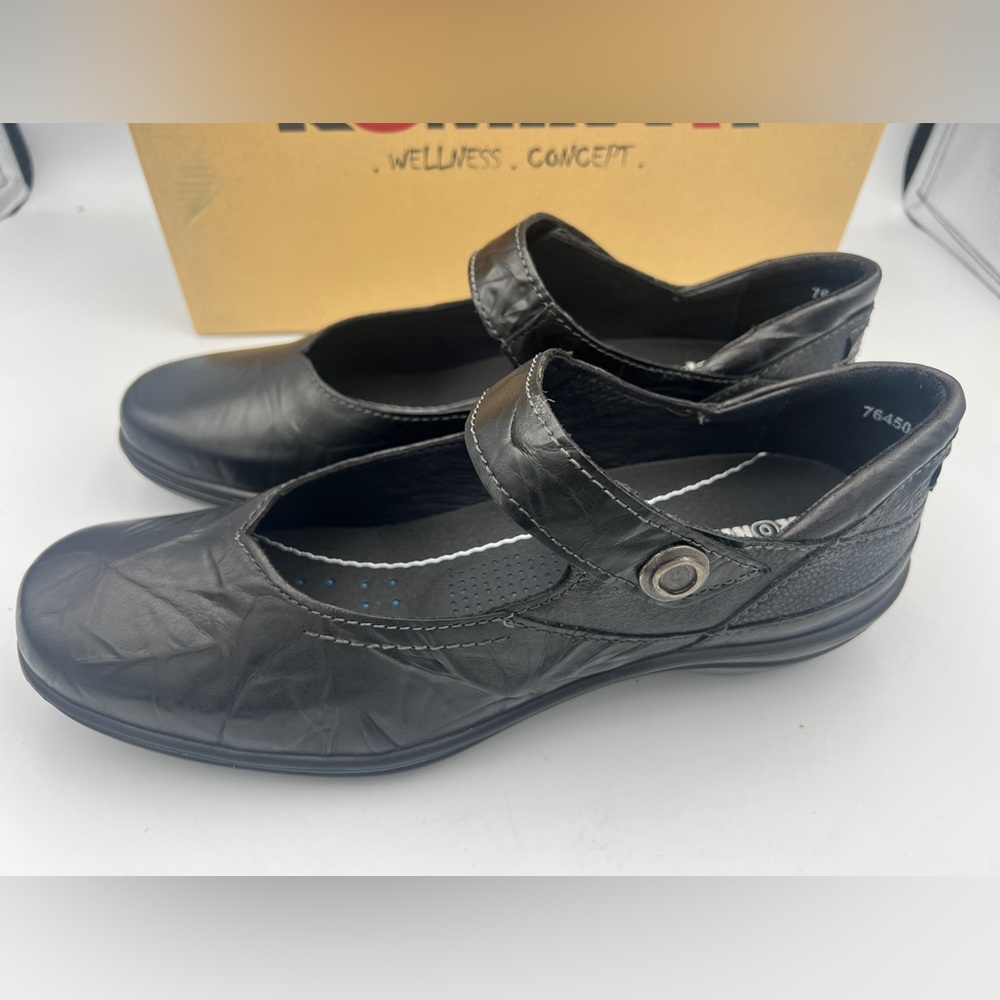 Romika Cassie 50 Black Leather Mary Jane Women's Size 41 US 10-10.5 NEW W/BOX